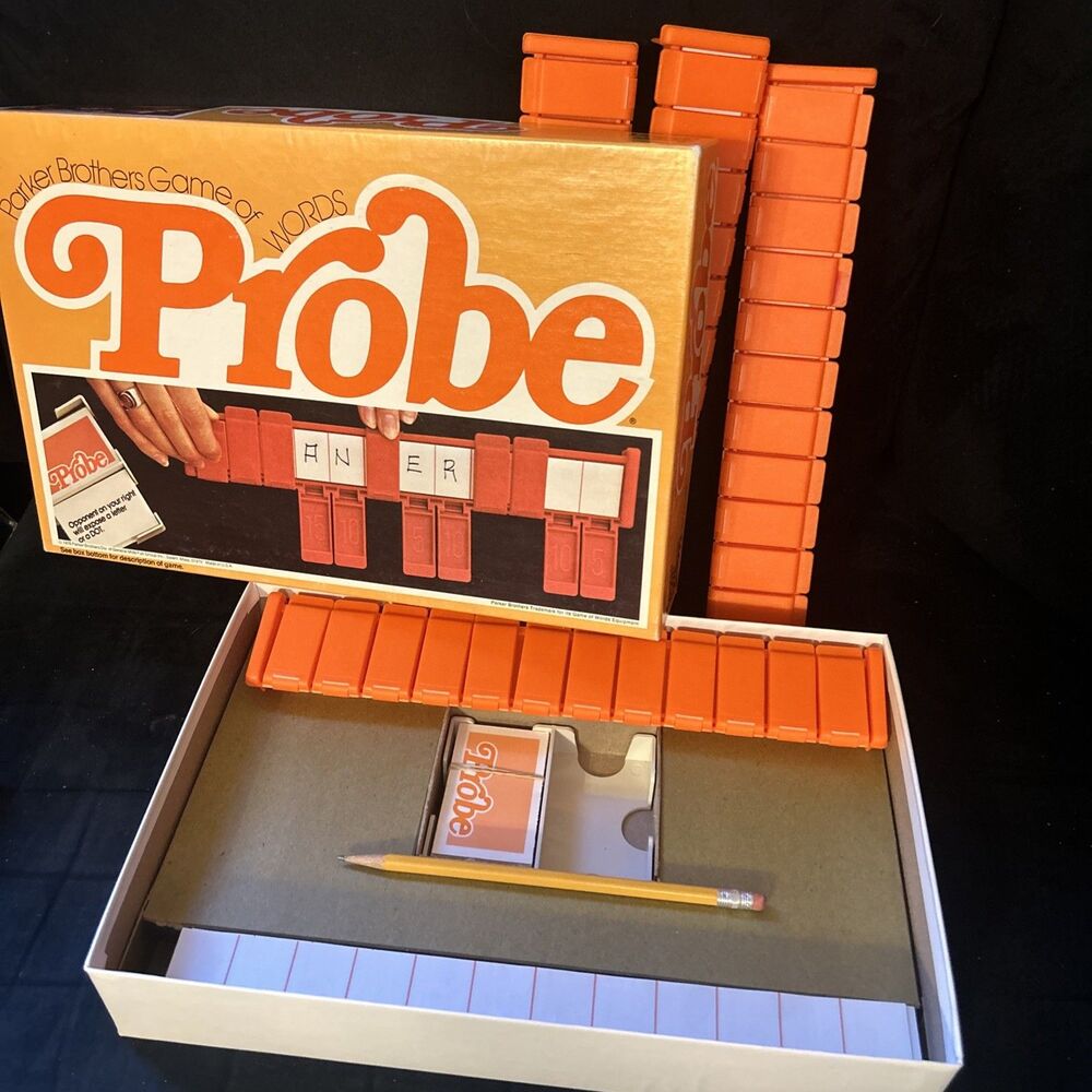 Vintage 1976 Parker Brothers Probe board game - 100% complete